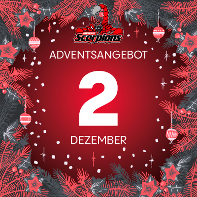 Adventsangebot am 02.12.2025 im Hannover Scorpions Onlineshop