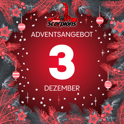 Adventsangebot am 03.12.2025 im Hannover Scorpions Onlineshop