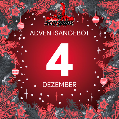 Adventsangebot am 04.12.2025 im Hannover Scorpions Onlineshop