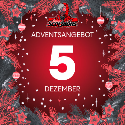 Adventsangebot am 05.12.2025 im Hannover Scorpions Onlineshop