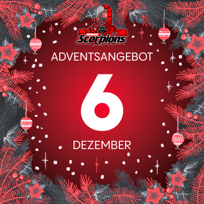Adventsangebot am 06.12.2025 im Hannover Scorpions Onlineshop