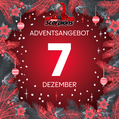 Adventsangebot am 07.12.2025 im Hannover Scorpions Onlineshop
