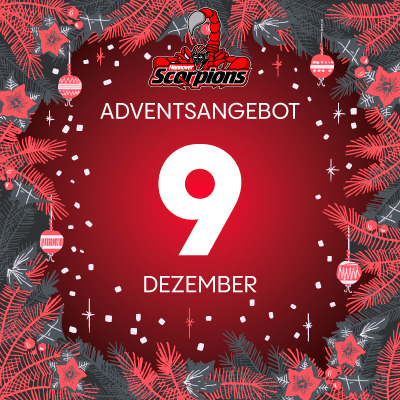 Adventsangebot am 09.12.2025 im Hannover Scorpions Onlineshop