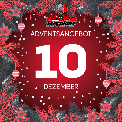 Adventsangebot am 10.12.2025 im Hannover Scorpions Onlineshop