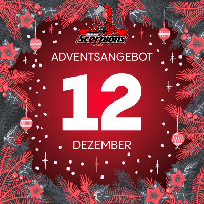 Adventsangebot am 12.12.2025 im Hannover Scorpions Onlineshop