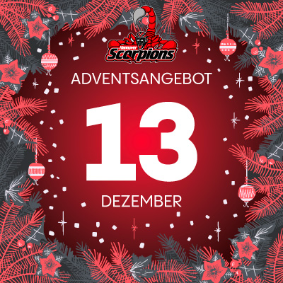 Adventsangebot am 13.12.2025 im Hannover Scorpions Onlineshop