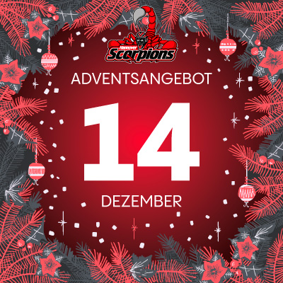 Adventsangebot am 14.12.2025 im Hannover Scorpions Onlineshop