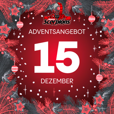 Adventsangebot am 15.12.2025 im Hannover Scorpions Onlineshop