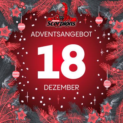 Adventsangebot am 18.12.2025 im Hannover Scorpions Onlineshop