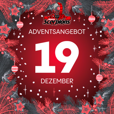 Adventsangebot am 19.12.2025 im Hannover Scorpions Onlineshop