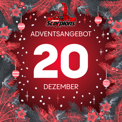 Adventsangebot am 20.12.2025 im Hannover Scorpions Onlineshop
