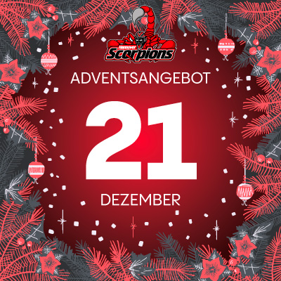 Adventsangebot am 21.12.2025 im Hannover Scorpions Onlineshop