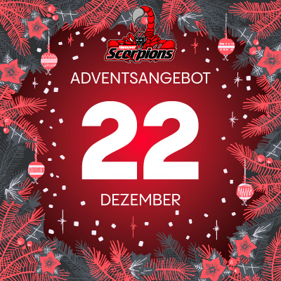 Adventsangebot am 22.12.2025 im Hannover Scorpions Onlineshop