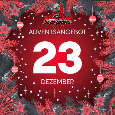 Adventsangebot am 23.12.2025 im Hannover Scorpions Onlineshop