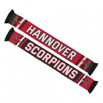 Scorpions - Fan Schal rot/schwarz - BIG LETTERS