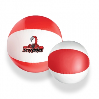 Scorpions - Wasserball 25cm - weiss/rot