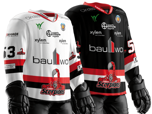 Fantrikots Saison 2025-26 der Hannover Scorpions